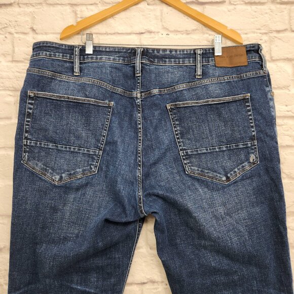 Silver Dark Wash Men's Straight Leg Denim Jeans 44/34 - Picture 9 of 15